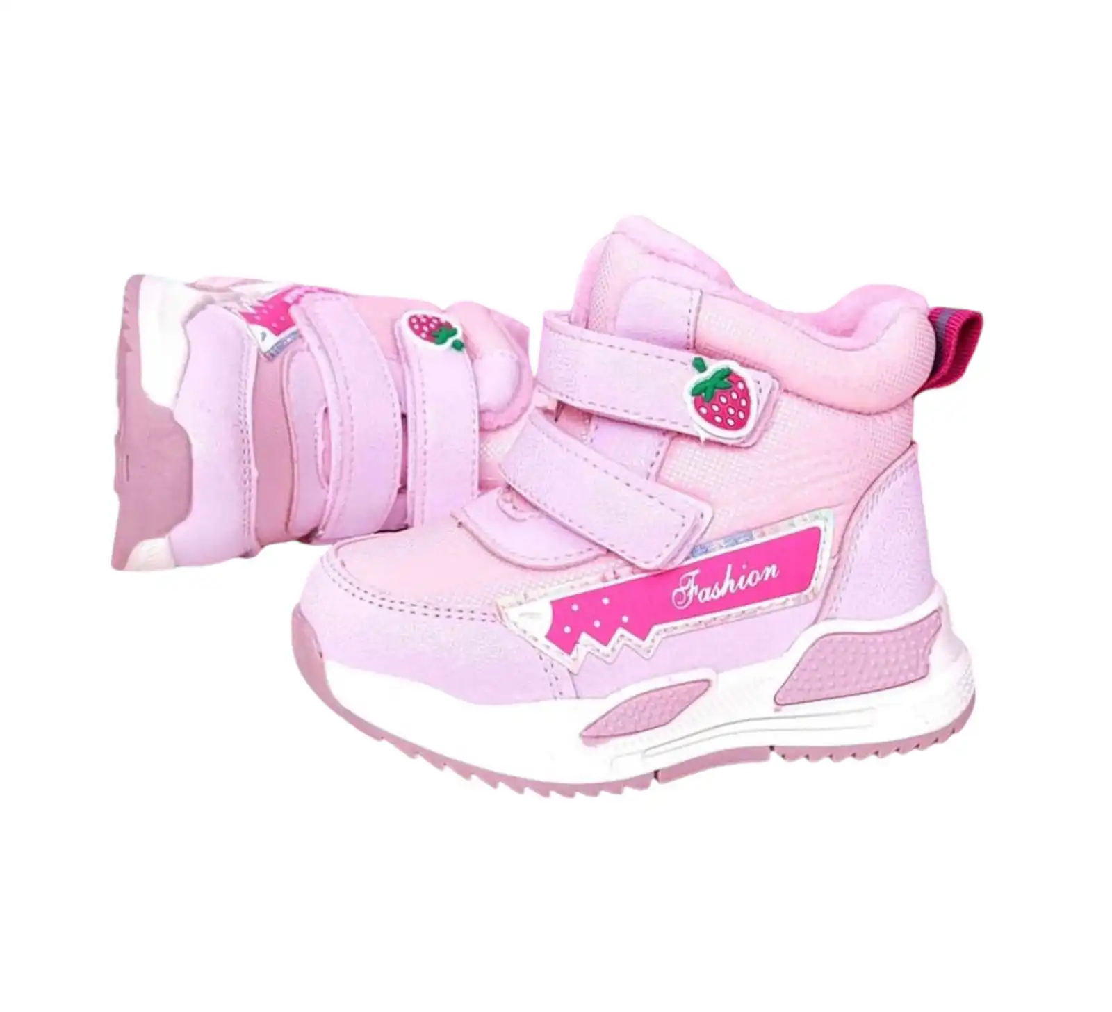 Cipele sa krznom za devojčice, roze, slika 1