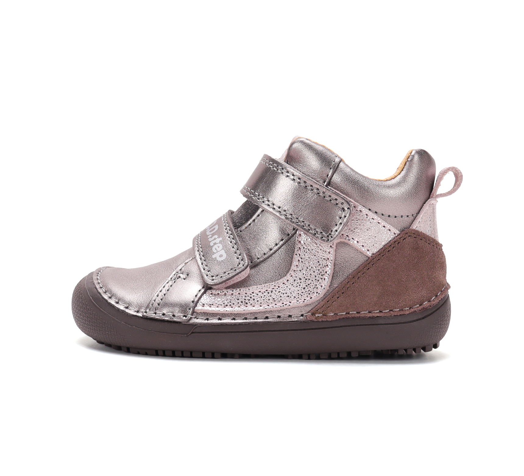 D.D.step A063-62353DMV Metallic Grey, dečije kožne cipele