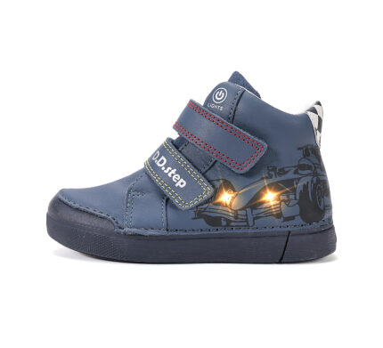 D.D.step A068-62454AM Royal Blue, dečije kožne cipele