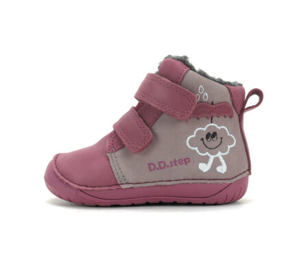 D.D.step W070-62495CZ Marine Grey, dečije kožne cipele